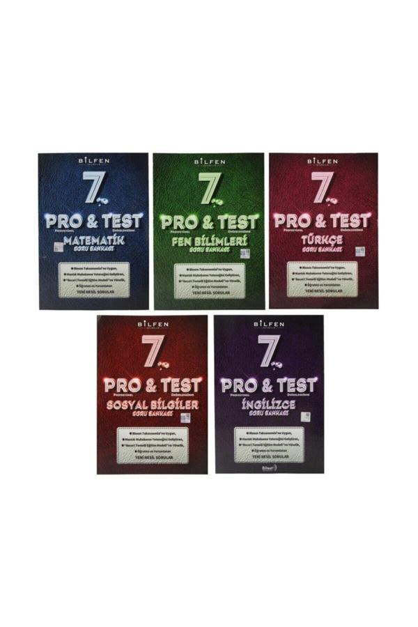 7. Sınıf Pro & Test Yeni Nesil Soru Bankası Seti 5 Kitap - Bilfen Yayınları - Image 1