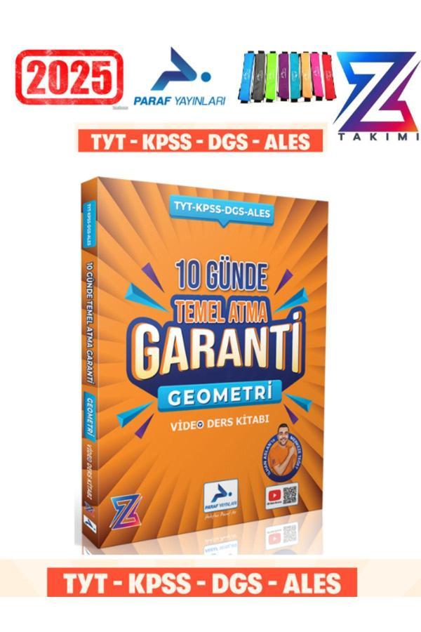Paraf Yayın Z Takım Geometri 10 Günde Temel Atma Garanti Video Ders Kitabı+Kalemlik - Paraf Yayınları - Image 1
