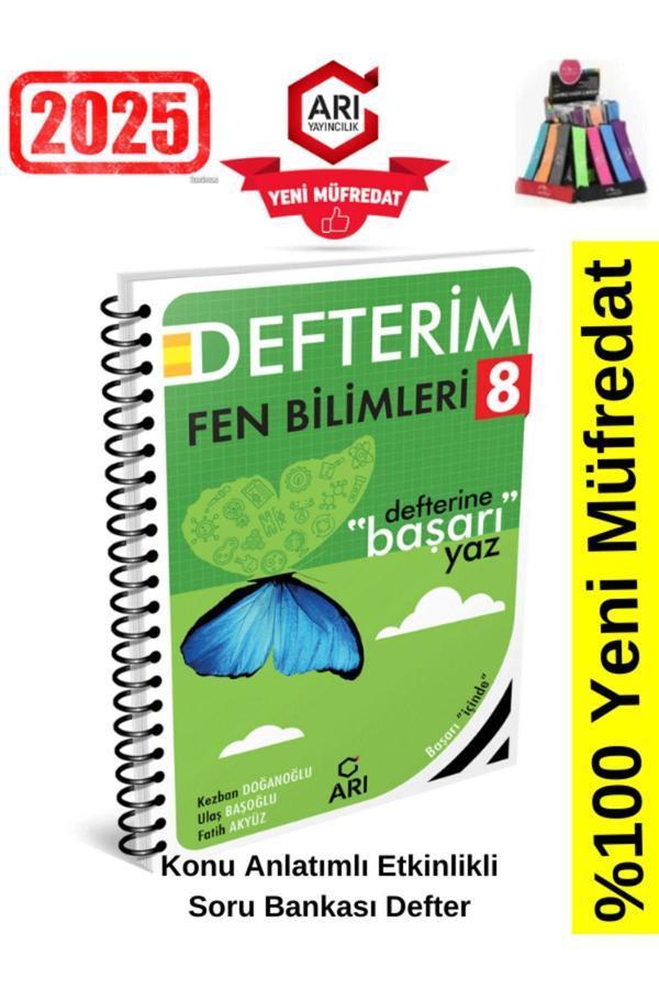 Arı Yayınları 2025 8.Sınıf Fen Bilimleri Konu Anlatımlı Etkinlik Soru Bankası+Kalemlik - Arı Yayıncılık - Image 1