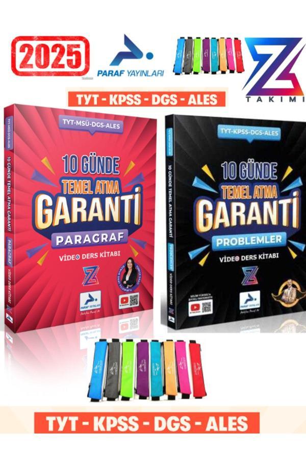 Paraf Yayın Z Takım Paragraf -Problem 10 Günde Temel Atma Garanti Video Ders Kitabı+Kalemlik - Paraf Yayınları - Image 1