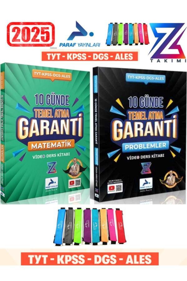 Paraf Yayın Z Takım Matematik-Problem 10 Günde Temel Atma Garanti Video Ders Kitabı+Kalemlik - Paraf Yayınları - Image 1