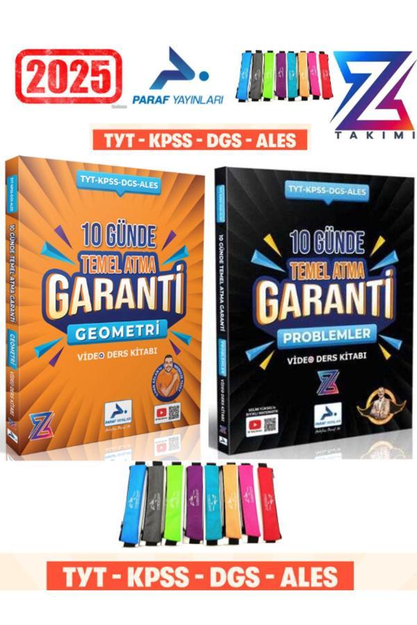 Paraf Yayın Z Takım Geometri-Problem 10 Günde Temel Atma Garanti Video Ders Kitabı+Kalemlik - Paraf Yayınları - Image 1