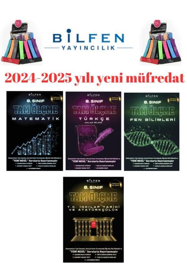 Güncel 8.Sınıf Tam ÖlçmeTüm Dersler(M-T-F-i)4 Kitap Soru Bankası Seti+Kalemlik - Bilfen Yayınları - Image 1