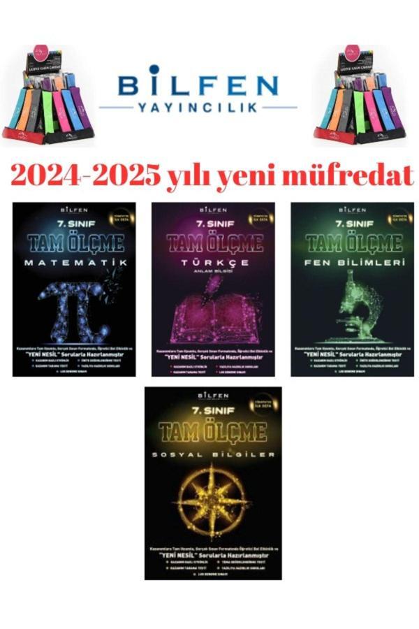 Güncel 7.Sınıf Tam ÖlçmeTüm Dersler(M-T-F-S)4 Kitap Soru Bankası Seti+Kalemlik - Bilfen Yayınları - Image 1