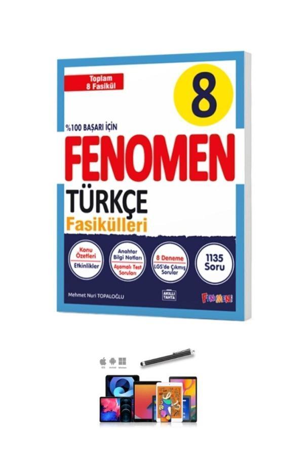 2025 Kurmay 8.sınıf Türkçe Fasikül(8 DENEME 1135SORU)konu Özetli Fasikül Dokunmatik Kalem - Fenomen Yayıncılık - Image 1