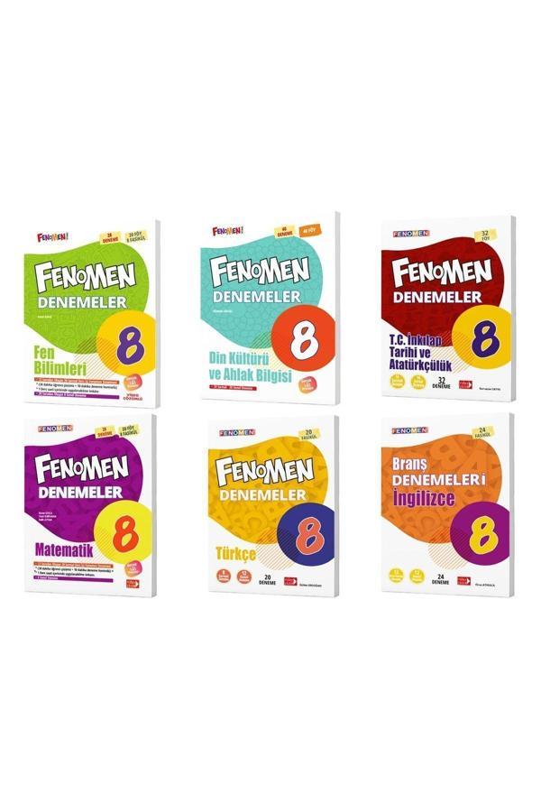 Fenomen Yayınları Deneme seti tam set (6 ders) - Fenomen Yayıncılık - Image 1