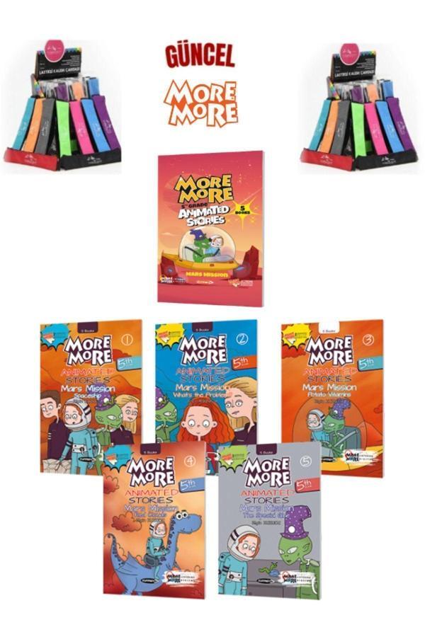 More&More 5 Animated Stories–MARS MISSION(5.Sınıf 5 Kitap İngilizce Hikaye Kitabı)+Cambridg Kalemlik - Fenomen Yayıncılık - Image 1