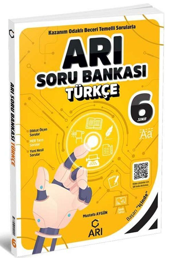 6. Sınıf Türkçe Arı Soru Bankası Arı Yayıncılık - Arı Yayıncılık - Image 1