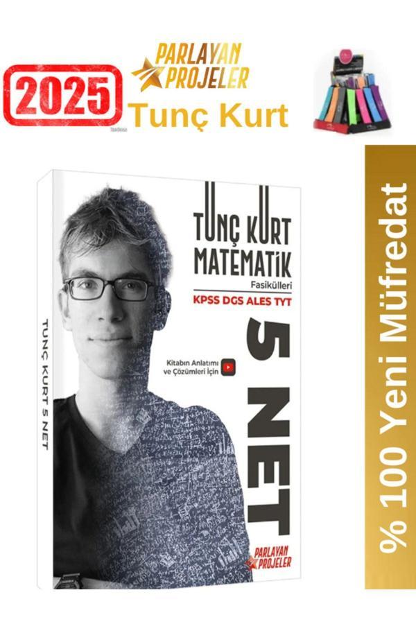 Parlayan Proje 2025 Tunç Kurt Matemetik 5 Net Video Anlatımlı Soru Fasikül+Kalemlik - Tunç Kurt - Image 1