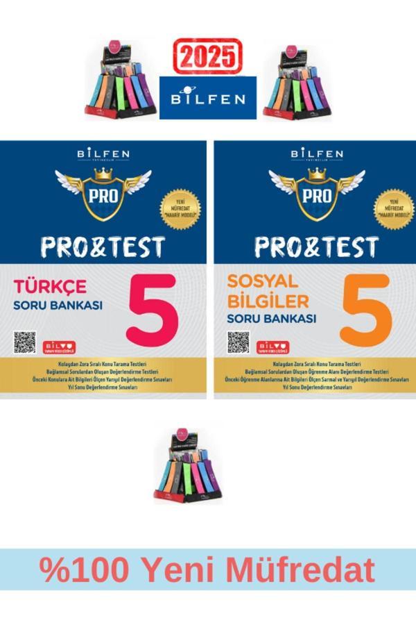 Güncel Protest 5.Sınıf %100 Yeni Müfredat Türkçe-Sosyal Soru Bankası Seti+Kalemlik - Bilfen Yayınları - Image 1