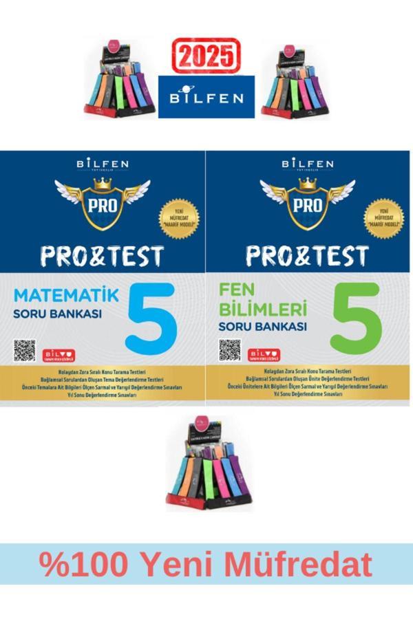 Güncel Protest 5.Sınıf %100 Yeni Müfredat Matematik-Fen Soru Bankası Seti+Kalemlik - Bilfen Yayınları - Image 1