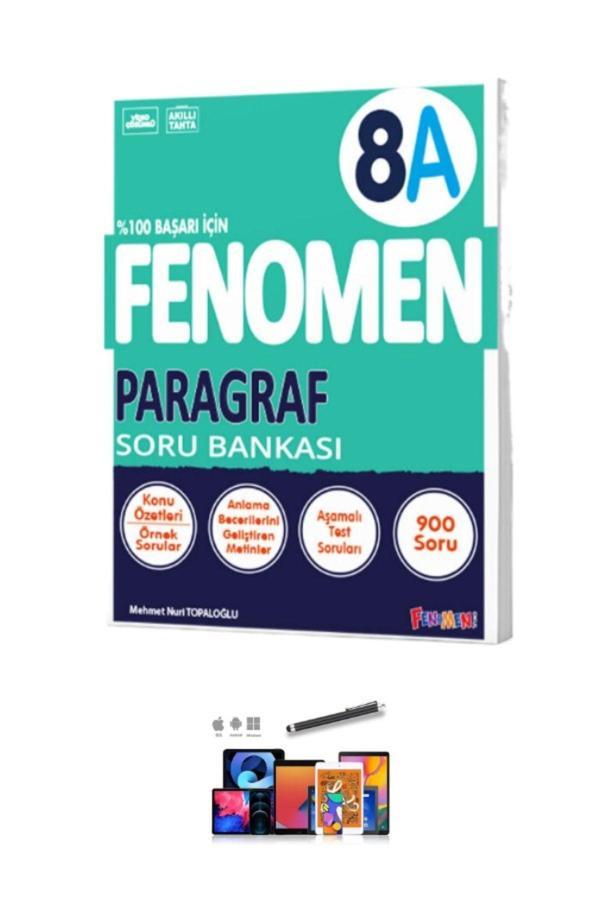 2025 Kurmay 8.sınıf Paragraf8a Konu Özetli(900SORU)soru Bankası Dokunmatik Kalem - Fenomen Yayıncılık - Image 1