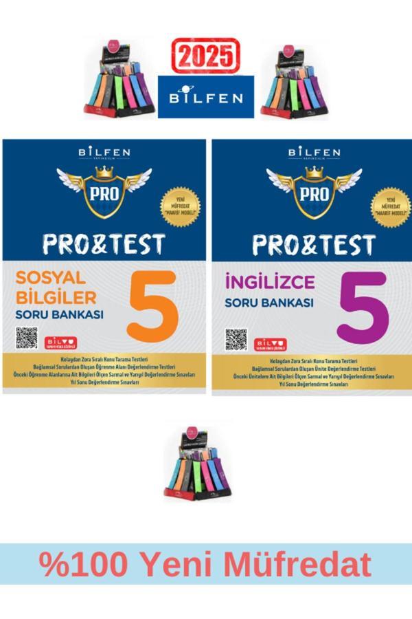 Güncel Protest 5.Sınıf %100 Yeni Müfredat Sosyal-İngilizce Soru Bankası Seti+Kalemlik - Bilfen Yayınları - Image 1