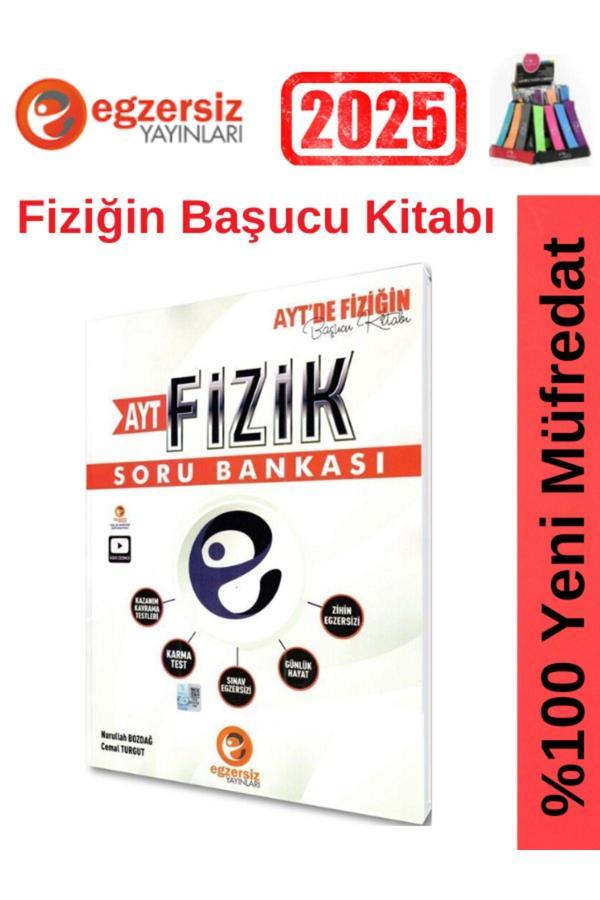 2025 Eyted Egzersiz Yayınları Ayt Fizik Video Çözümlü Soru Bankası+Kalemlik - Egzersiz Yayınları - Image 1