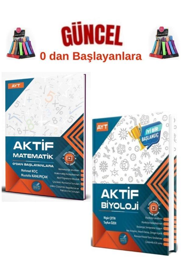 Güncel 0 Dan Başlayanlara Ayt Biyoloji-Matematik Konu Anlatımlı Soru Bankası+Kalemlik - Aktif Öğrenme Yayınları - Image 1