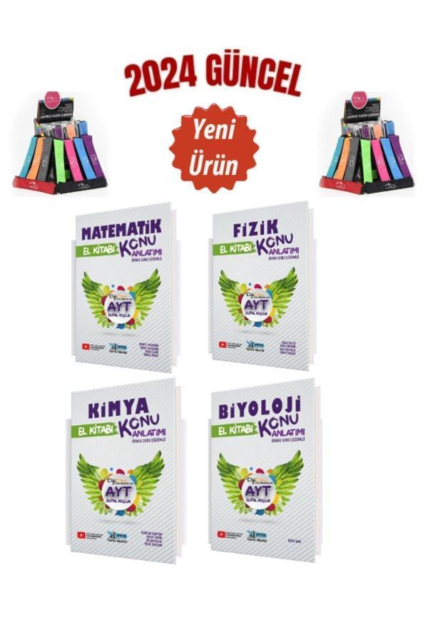 Güncel Ayt Matematik-Fizik-Kimya-Biyoloji-Tyt-Ayt Geometri Konu Anlatımlı El Kitabı+ Kalemlik - Yayın Denizi Yayınları - Image 1