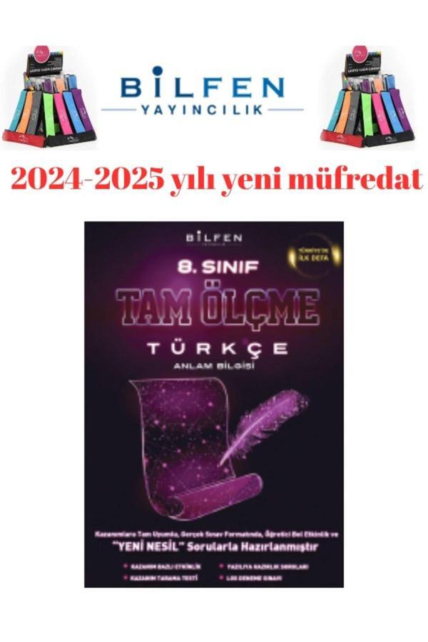 Güncel 8.Sınıf TamÖlçme Türkçe  Soru Bankası+Kalemlik - Bilfen Yayınları - Image 1