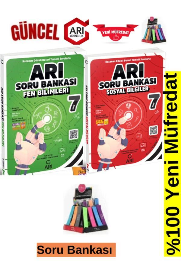 Arı Yayınları Güncel 7.Sınıf Fen-Sosyal Soru Bankası Seti+Kalemlik - Arı Yayıncılık - Image 1