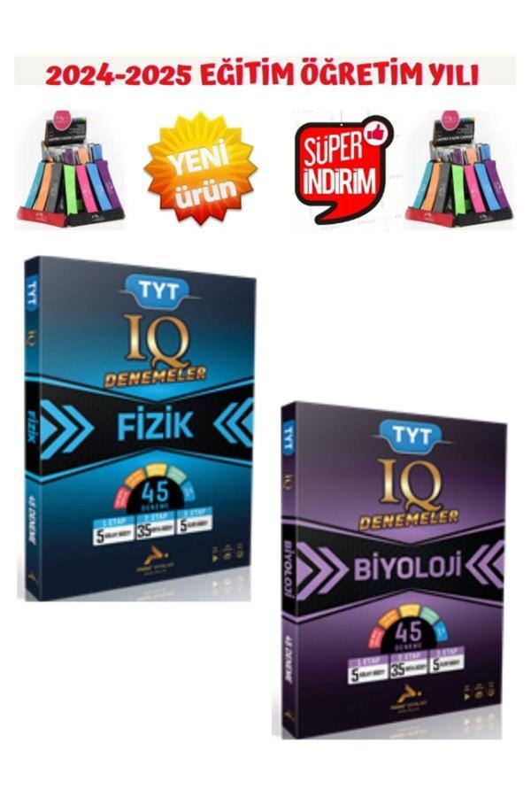 Paraf 2025 Tyt IQ Fizik45+Biyoloji45 Video Çözümlü Deneme Seti+Kalemlik - Paraf Yayınları - Image 1