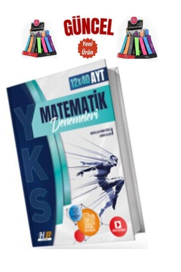 Güncel  AYT Matematik 12 x 40 Denemeleri(480Soru)+Cambridge Kalemlik - Hız ve Renk Yayınları - Image 1