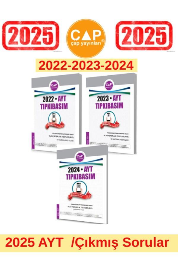 Çap Yayınları 2025 Ayt Sınavı 2022-2023-2024 Tıpkı Basım Çıkmış Sorular - Çap Yayınları - Image 1