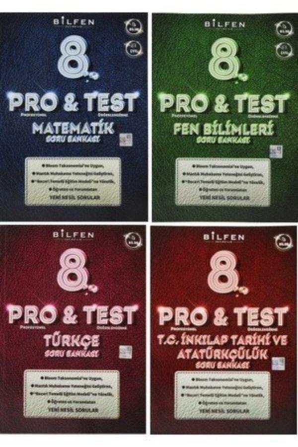 Bilfen 8.sınıf Lgs Pro&test 4'lü Yeni Nesil Soru Bankası Seti - Bilfen Yayınları - Image 1