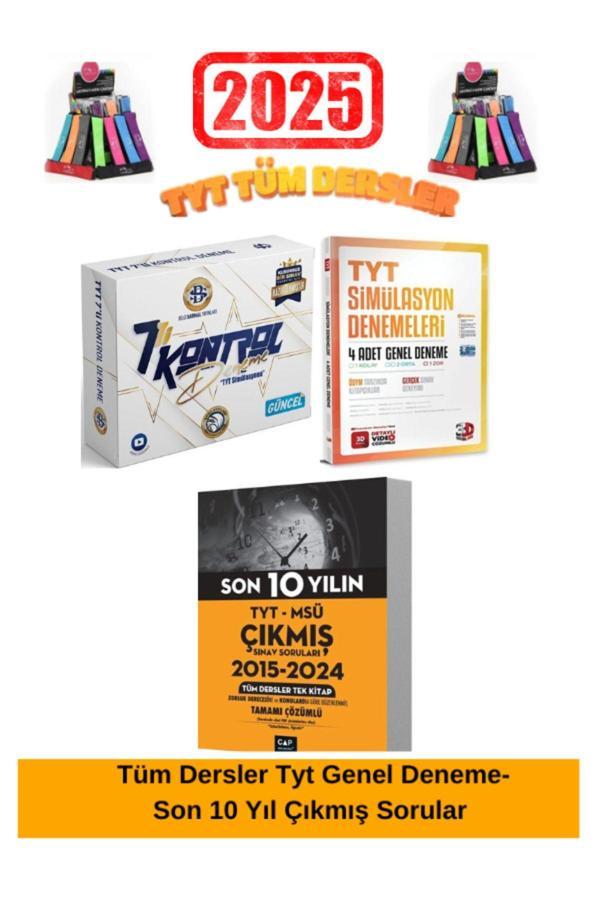 Çap Tyt-Msü Son 10Yıl Çıkmış Soru+Sarmal Tyt Kontrol 7 Genel Deneme-3D Tyt Genel 4 Deneme Setİ - Çap Yayınları - Image 1