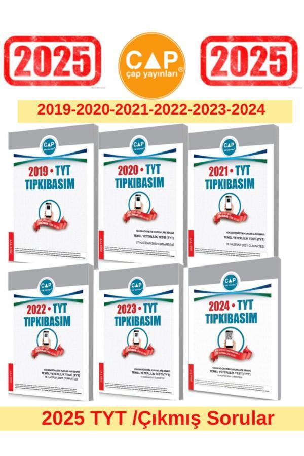 Ens Yayıncılık Çap Yayınları 2025 Tyt Sınavı 2019-2020-2021-2022-2023-2024 Tıpkı Basım Çıkmış Sorular - Ens Yayıncılık - Image 1