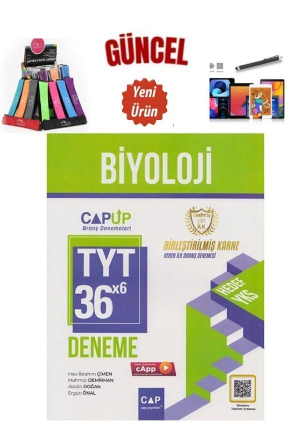 Çap Yayınları 2024-2025 TYT Biyoloji 30 x 6 Up Deneme+Kalem - Çap Yayınları - Image 1