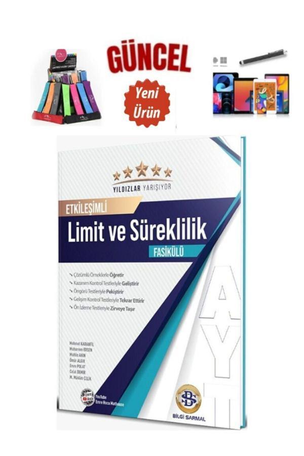 Güncel AYT Limit ve Süreklilik Yıldızlar Yarışıyor Etkileşimli Fasikülü+Kalemlik+Kalem - Bilgi Sarmal Yayınları - Image 1