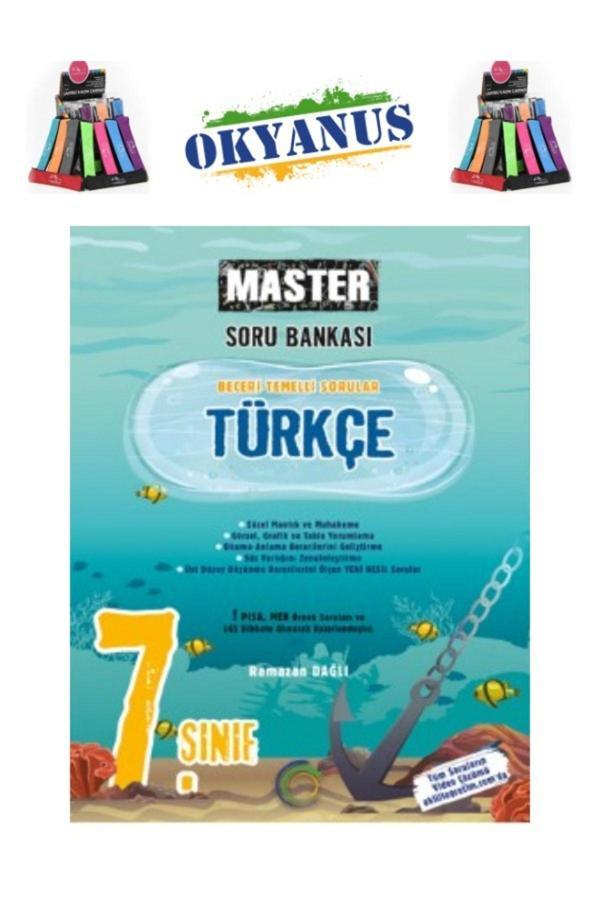 Güncel 7.Sınıf Master Türkçe Beceri Temelli Soru Bankası+Kalemlik - Okyanus Yayıncılık - Image 1