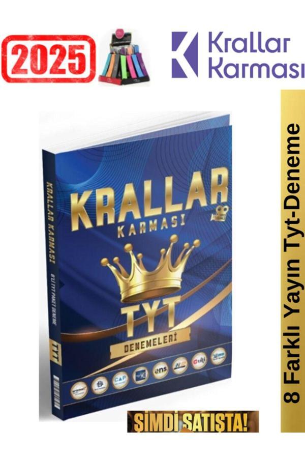 Krallar Karması 2025 Tyt Farklı 8 Yayın 8 Deneme(Yeni Ürün)+Lastikli Kalemlik - Image 1