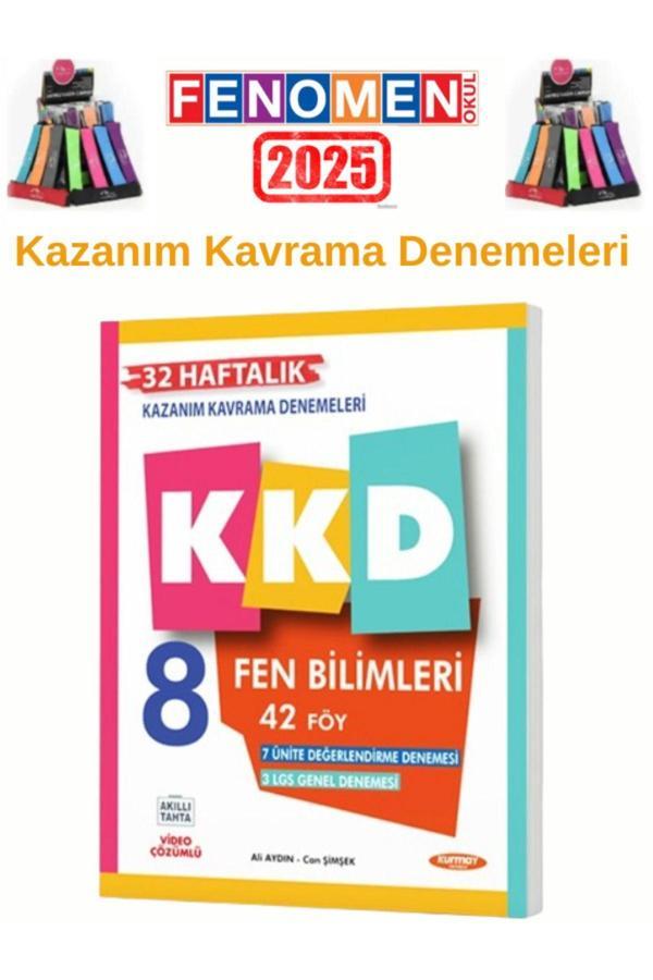 2025 8.Sınıf KKD Fen Bilimleri 32 Haftalık 42 Föy Kazanım Kavrama Denemesi+Kalemlik - Fenomen Yayıncılık - Image 1