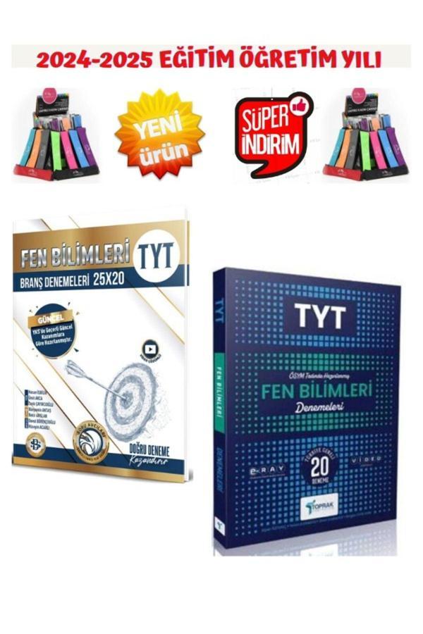 2025 Tyt Fen Bilimleri 25x20 Deneme+Toprak Tyt Fen Bilimleri 20 Deneme+Kalemlik - Bilgi Sarmal Yayınları - Image 1