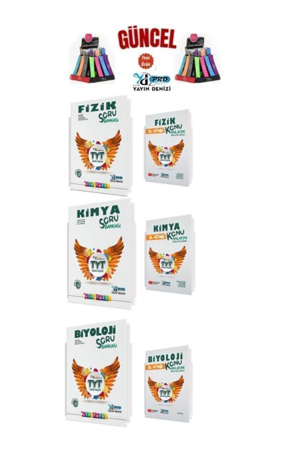 Güncel Tyt Fizik-Kimya-Biyoloji Soru Bankası+Konu Anlatımlı  El Kitabı+Kalemlik - Yayın Denizi Yayınları - Image 1