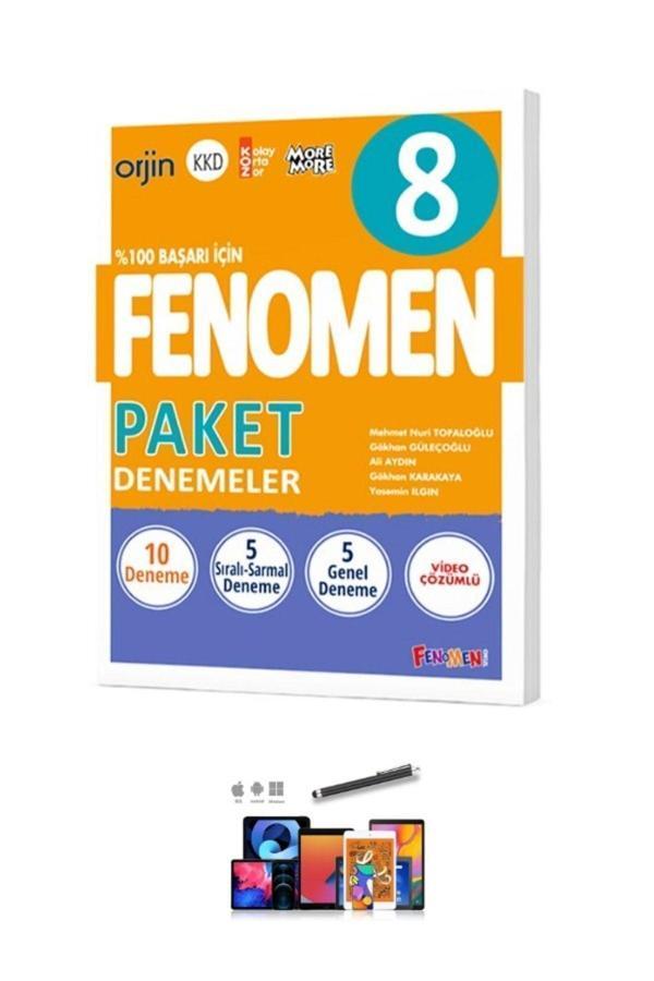 2024 Güncel Lgs 8.Sınıf 5 Sıralı Sarmal 5 Genel Video Çözümlü 10 Paket Deneme Seti+ Kalem - Fenomen Yayıncılık - Image 1