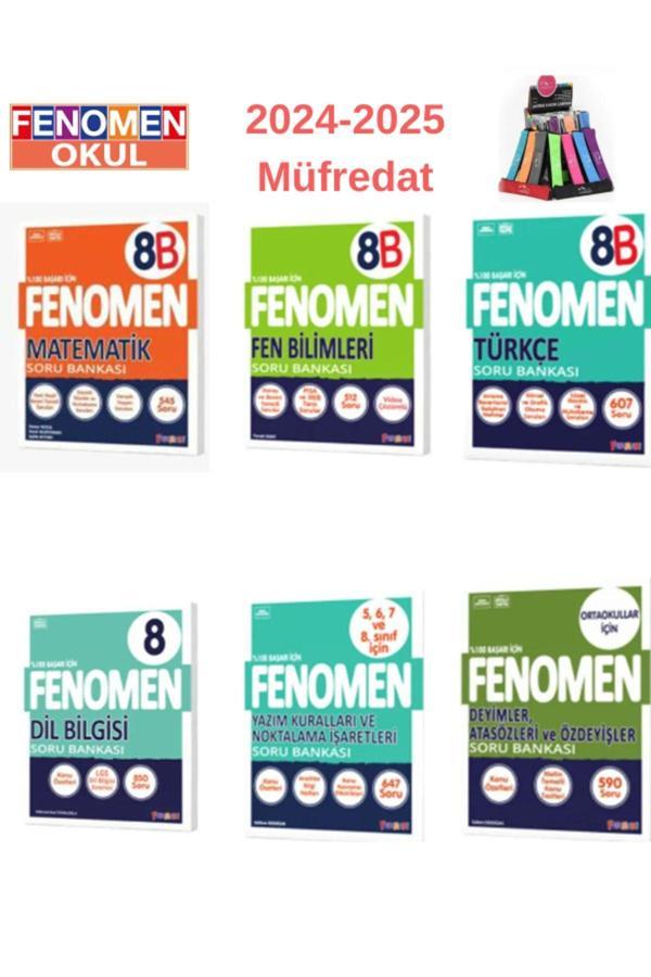 Fenomen 8. Sınıf Yazım Kuralları-Deyimler A.-Dil B.-Anlam Bilgisi Soru Bankaları - Fenomen Yayıncılık - Image 1