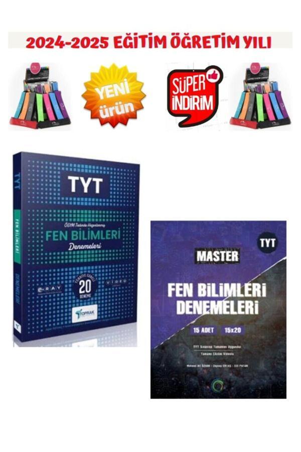Master Tyt Fen 25x20 Deneme+Toprak Tyt Fen Bilimleri 20 Deneme+Kalemlik - Okyanus Yayıncılık - Image 1