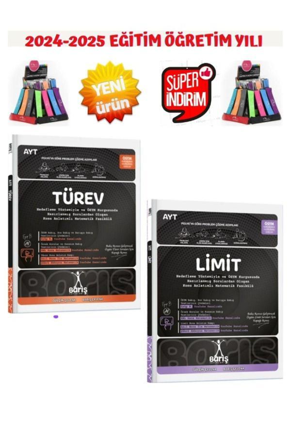 Barış Çelenk Güncel Ayt Türev-Ayt Limit Konu Anlatımlı Fasikül Set(Ösym Tarzında)+Kalemlik - Barış Çelenk - Image 1