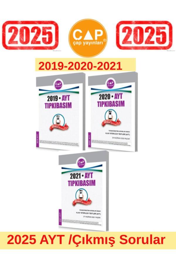 Çap Yayınları 2025 Ayt Sınavı 2019-2020-2021 Tıpkı Basım Çıkmış Sorular - Çap Yayınları - Image 1