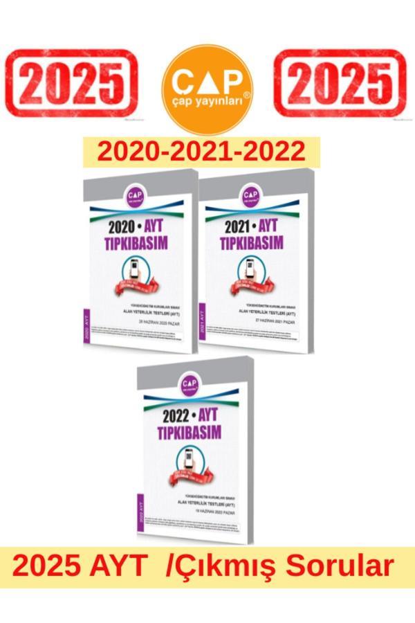 Çap Yayınları 2025 Ayt Sınavı 2020-2021-2022 Tıpkı Basım Çıkmış Sorular - Çap Yayınları - Image 1
