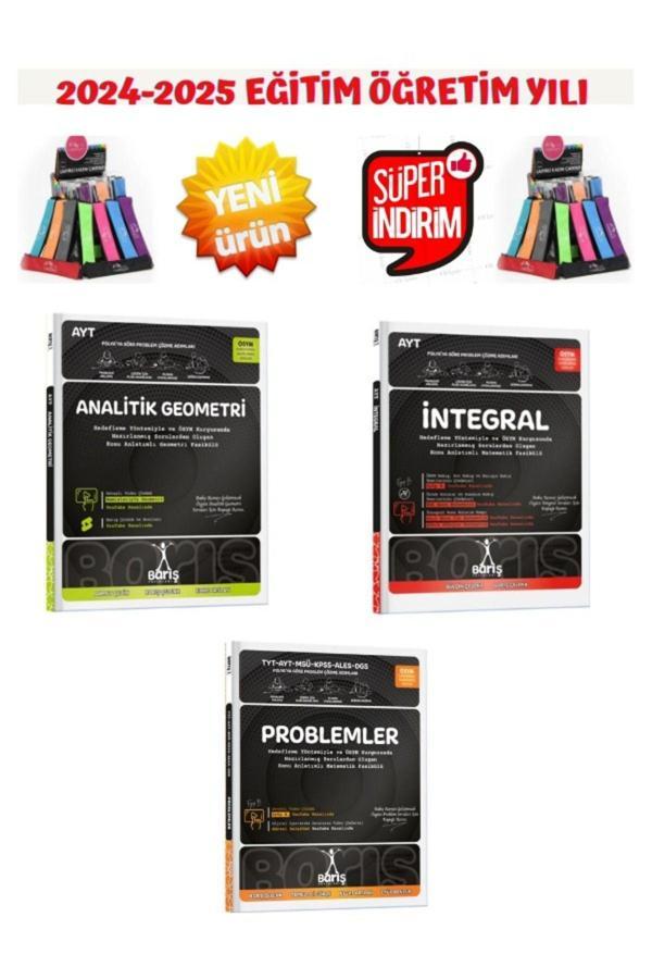 Barış Çelenk Güncel Problem+İntegral+Ayt Analitik Geo. Konu Anlatımlı Fasikül Set+Kalemlik - Barış Çelenk - Image 1