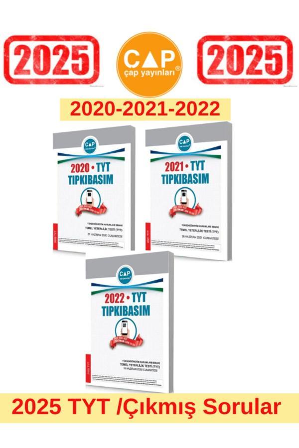 Çap Yayınları 2025 Tyt Sınavı 2020-2021-2022 Tıpkı Basım Çıkmış Sorular - Çap Yayınları - Image 1
