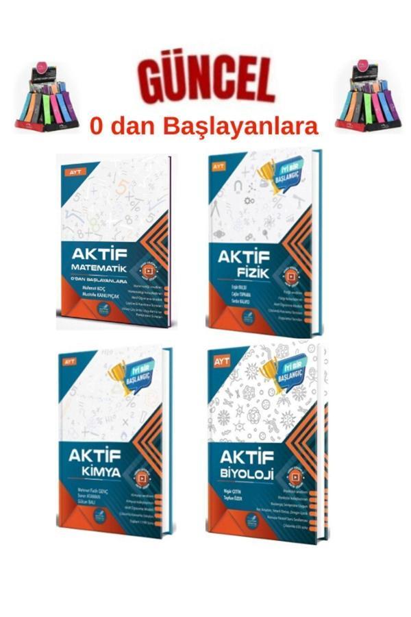 Güncel 0 Dan Başlayanlara Ayt Matematik-Fizik-Kimya-Biyoloji Konu Anlatımlı Soru Bankası+Kalemlik - Aktif Öğrenme Yayınları - Image 1