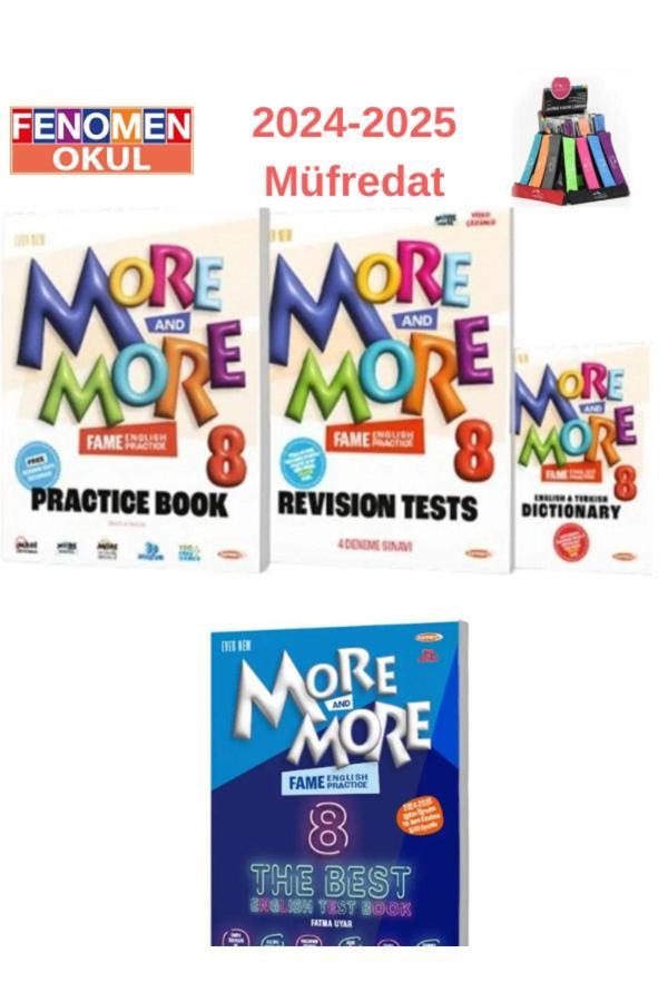 Güncel More&More 8.Sınıf Practice Book Seti+ Fame The Best Test Book (2024-2025)+Kalemlik - Fenomen Yayıncılık - Image 1
