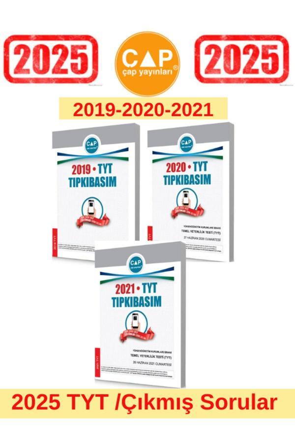 Çap Yayınları 2025 Tyt Sınavı 2019-2020-2021 Tıpkı Basım Çıkmış Sorular - Çap Yayınları - Image 1