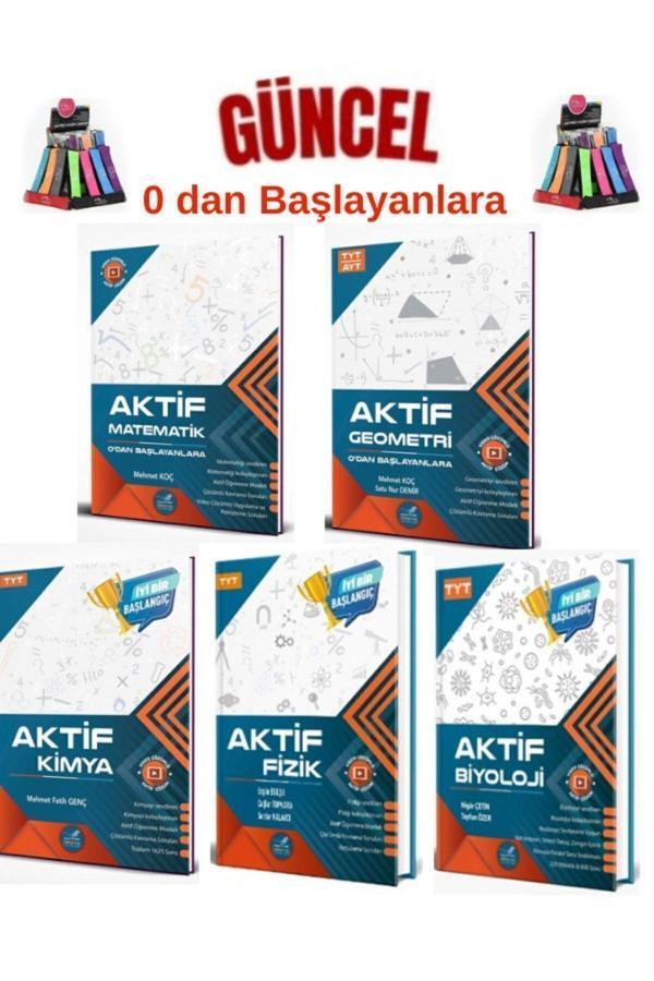 Güncel 0 Dan Başlayanlara Tyt Sayısal Full Set 5 Kitap Konu Anlatımlı Soru Bankası+Kalemlik - Aktif Öğrenme Yayınları - Image 1