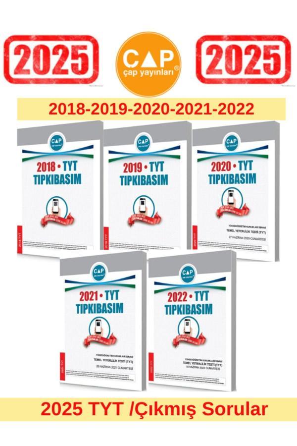 Çap Yayınları 2025 Tyt Sınavı 2018-2019-2020-2021-2022 Tıpkı Basım Çıkmış Sorular - Çap Yayınları - Image 1
