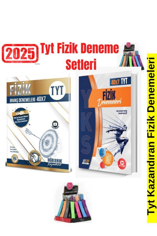 2025 Tyt Fizik 40 Adet Deneme+Hız ve Renk Tyt Fizik 40 Adet Deneme Seti+Kalemlik - Bilgi Sarmal Yayınları - Image 1