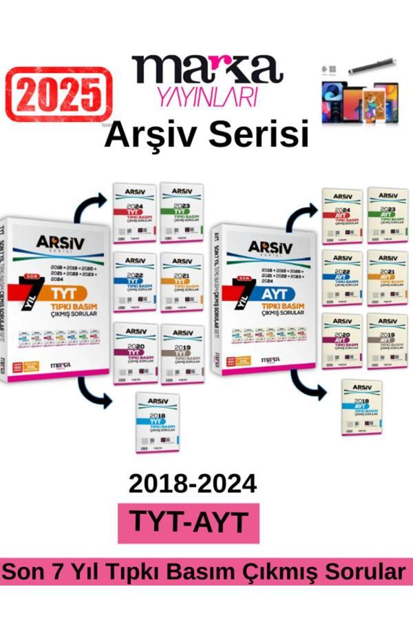 Marka Yayınları Son 7 Yıl TYT-AYT Arşiv Serisi Çıkmış Sorular Tamamı Video Çözümlü+Android Kalem - Marka Yayınları - Image 1